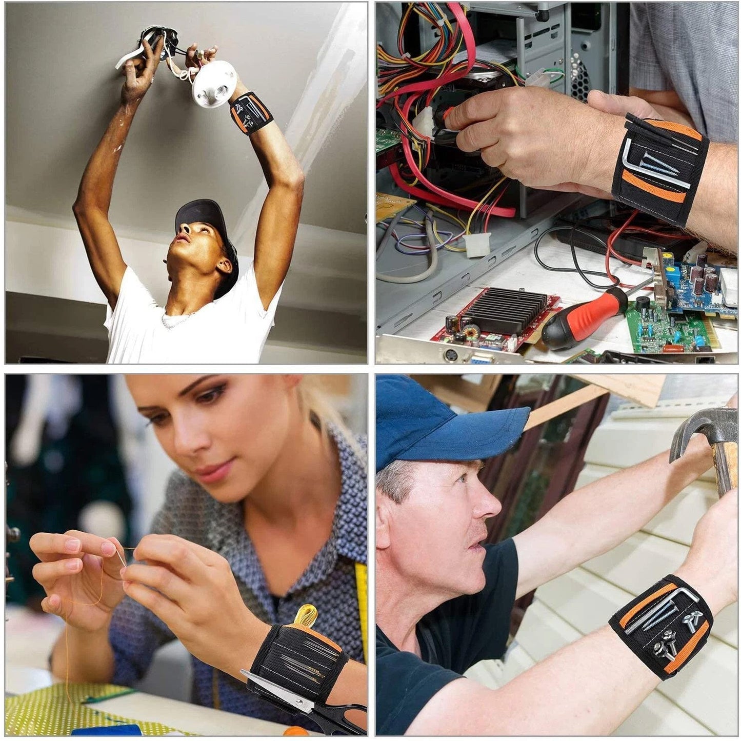 š„BUY ONE GET ONE FREEā” Magnetic Wrist Tool Holder | Free Up Your Hands & Cut Project Time