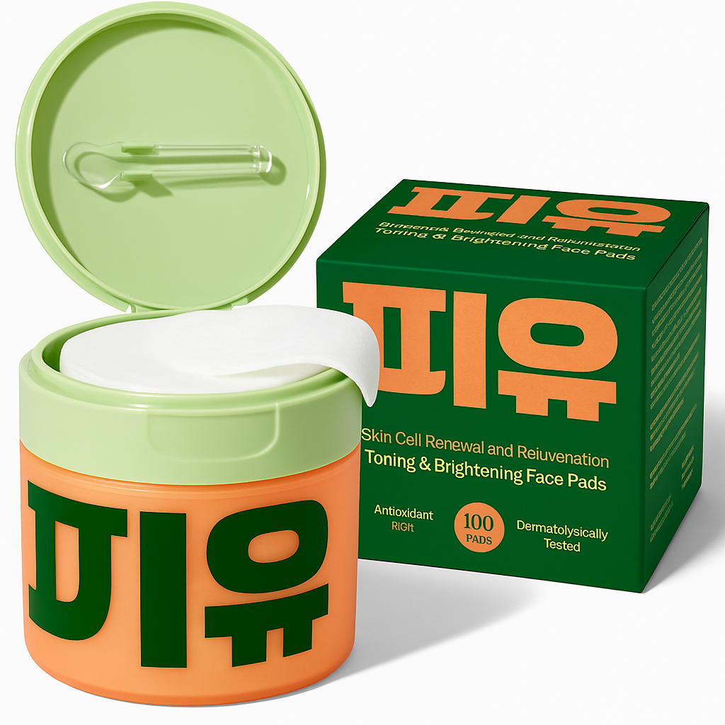 š„Korean Toner Pads for Wrinkle Reduction, Dark Spot Treatment & Radiant Glow - 100 ct.