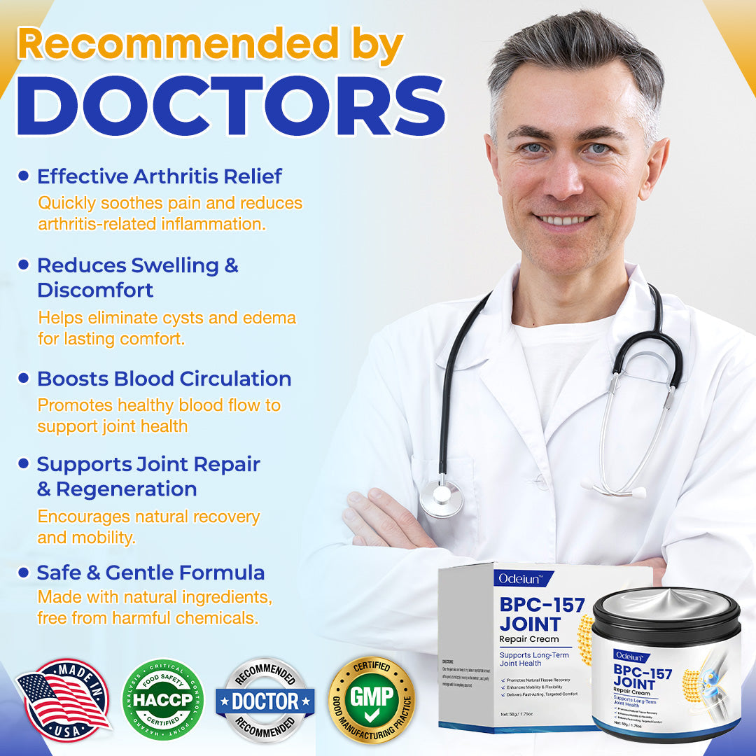 đŞ ODEIUN⢠BPC-157 Joint Repair Cream 𦵠| Fast Recovery, Pain Relief & Mobility Support â¨