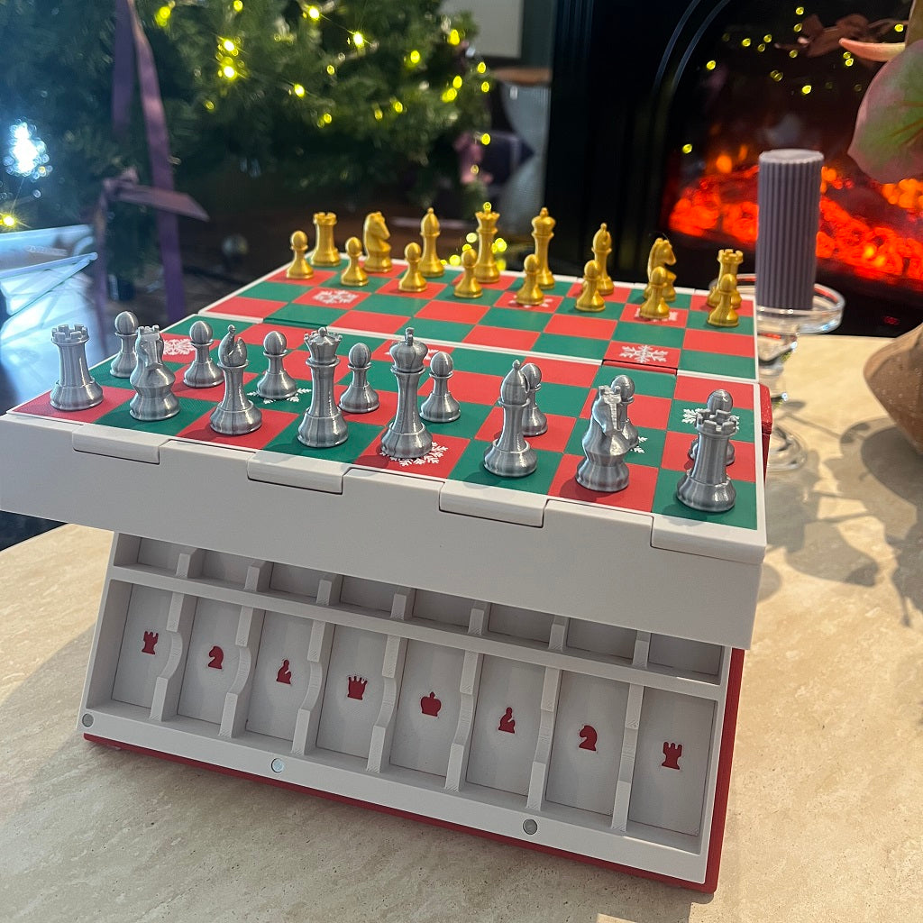 Christmas Limited Edition Book-Shaped Chess Set