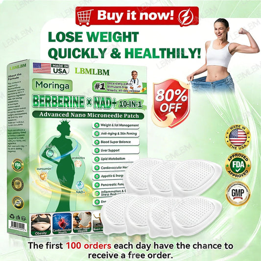 𝐎𝐟𝐟𝐢𝐜𝐢𝐚𝐥 𝐒𝐭𝐨𝐫𝐞 🇺🇸 |LBMLBM™ Moringa·Berberine × NAD+ 10-in-1 Nano Microneedle Patch – Daily, Visible Results in 7 Days ✅ For Weight, Skin, Diabetes & Joint Health 🗽