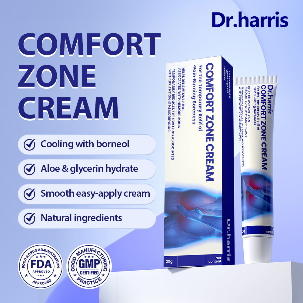 DR.HARRIS Intimate Comfort Cream with Lidocaine, Borneol, Thymol & Aloe Vera