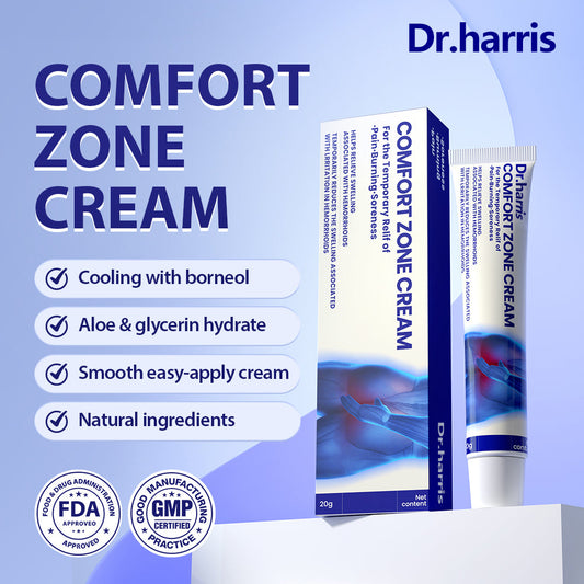 DR.HARRIS Intimate Comfort Cream with Lidocaine, Borneol, Thymol & Aloe Vera