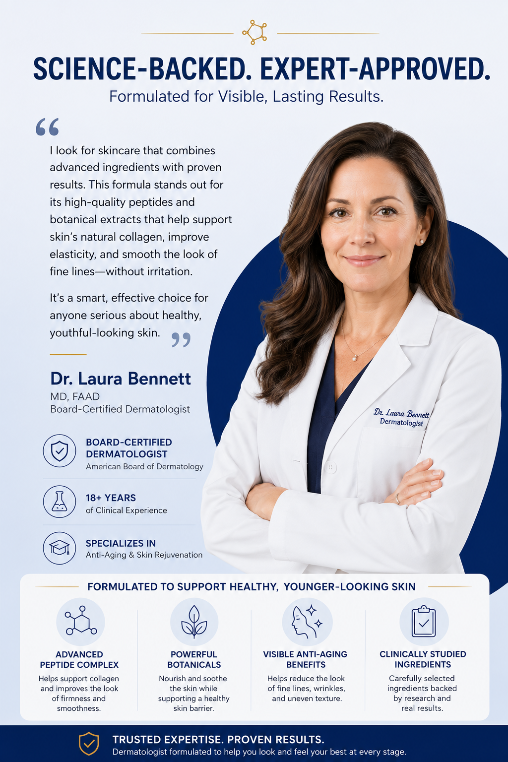 Advanced Korean Peptide Therapy for Firmer, Smoother, More Radiant Skin Wherever Aging Shows