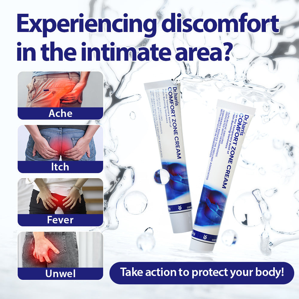 DR.HARRIS Intimate Comfort Cream with Lidocaine, Borneol, Thymol & Aloe Vera