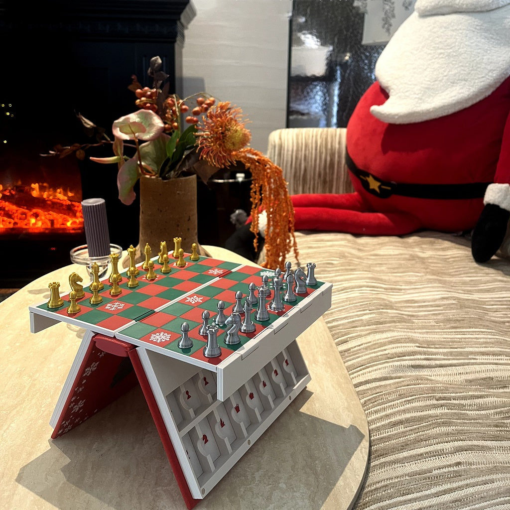 Christmas Limited Edition Book-Shaped Chess Set