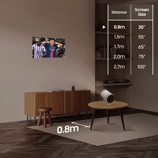 4K Wireless Smart Projector – Portable Home Theater Anywhere