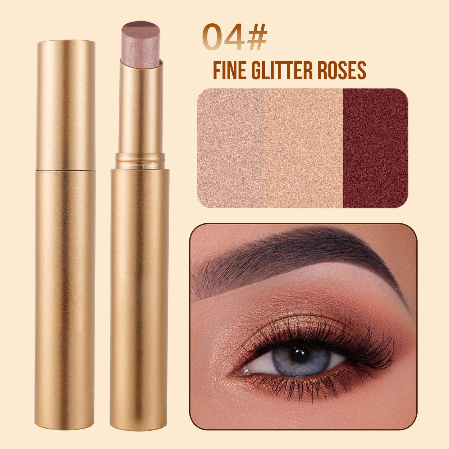🔥LAST DAY - BUY 1 GET 1 FREE JUST $14.99 EACH🔥✨ 3-in-1 Shimmer Eyeshadow Stick | One Swipe, Stunning Eyes 💖