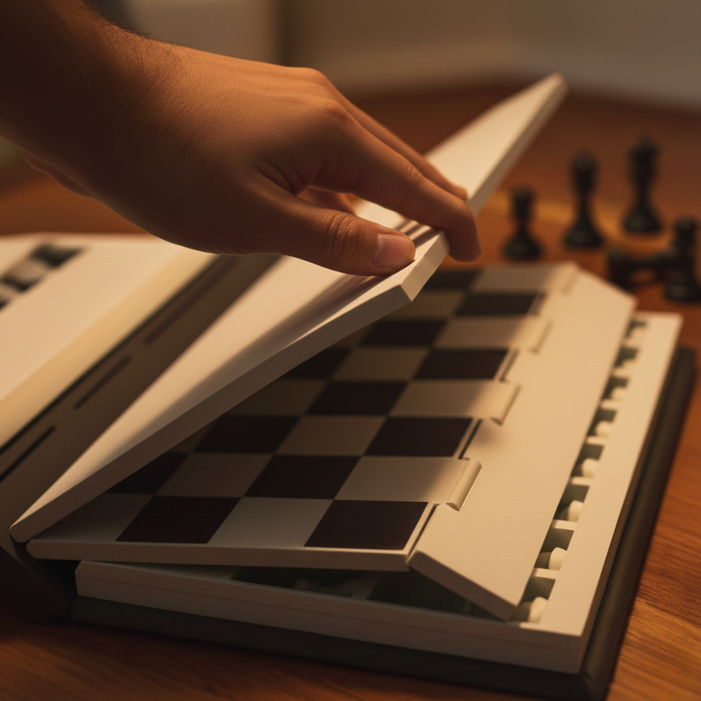 The Grandmaster’s Folio: Hand-Finished 3D Sculpted Chess
