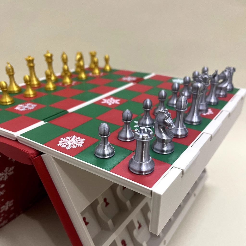 Christmas Limited Edition Book-Shaped Chess Set
