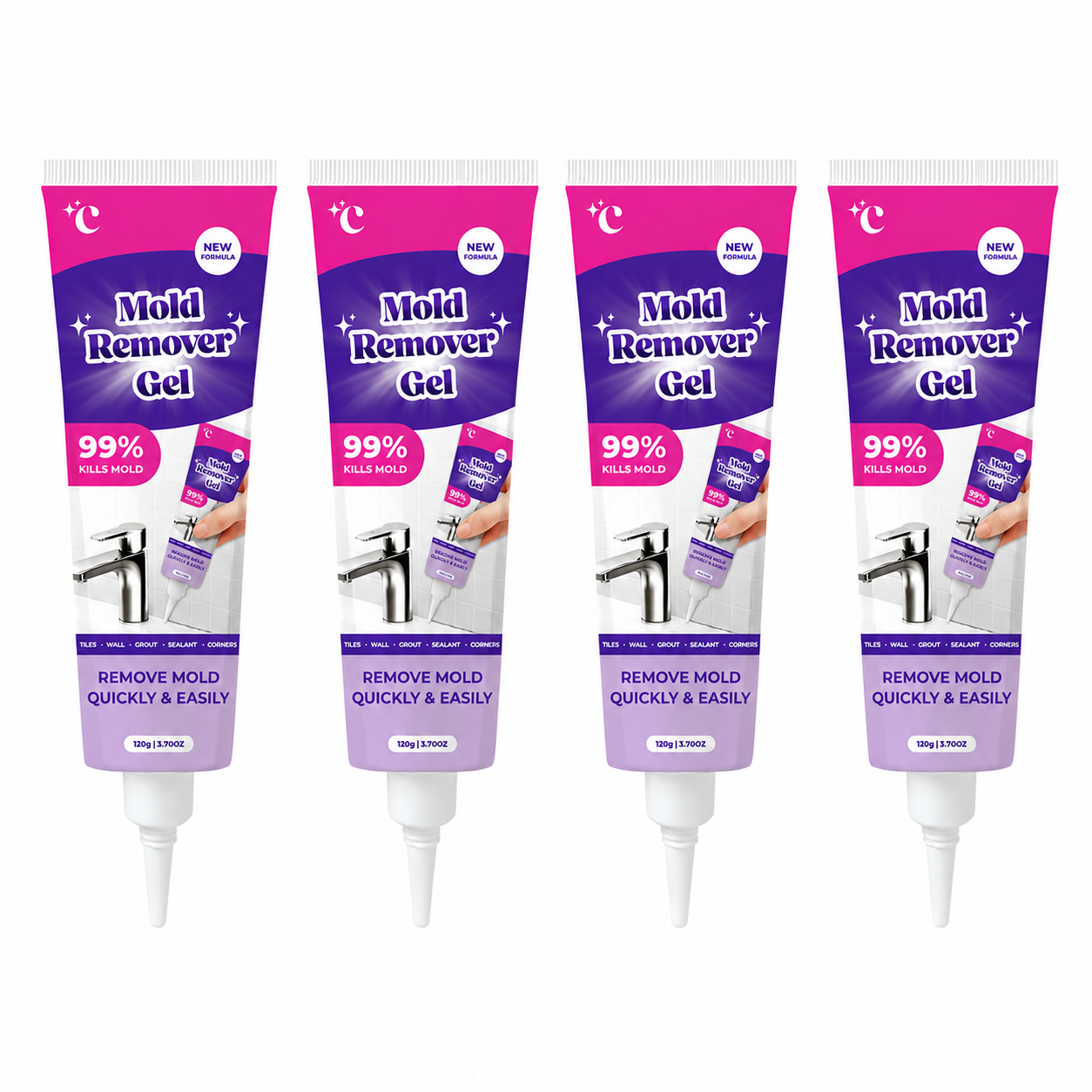 Powerful NuroClean Cleaning Gel That Penetrates All Surfaces & Removes All Mold at Source