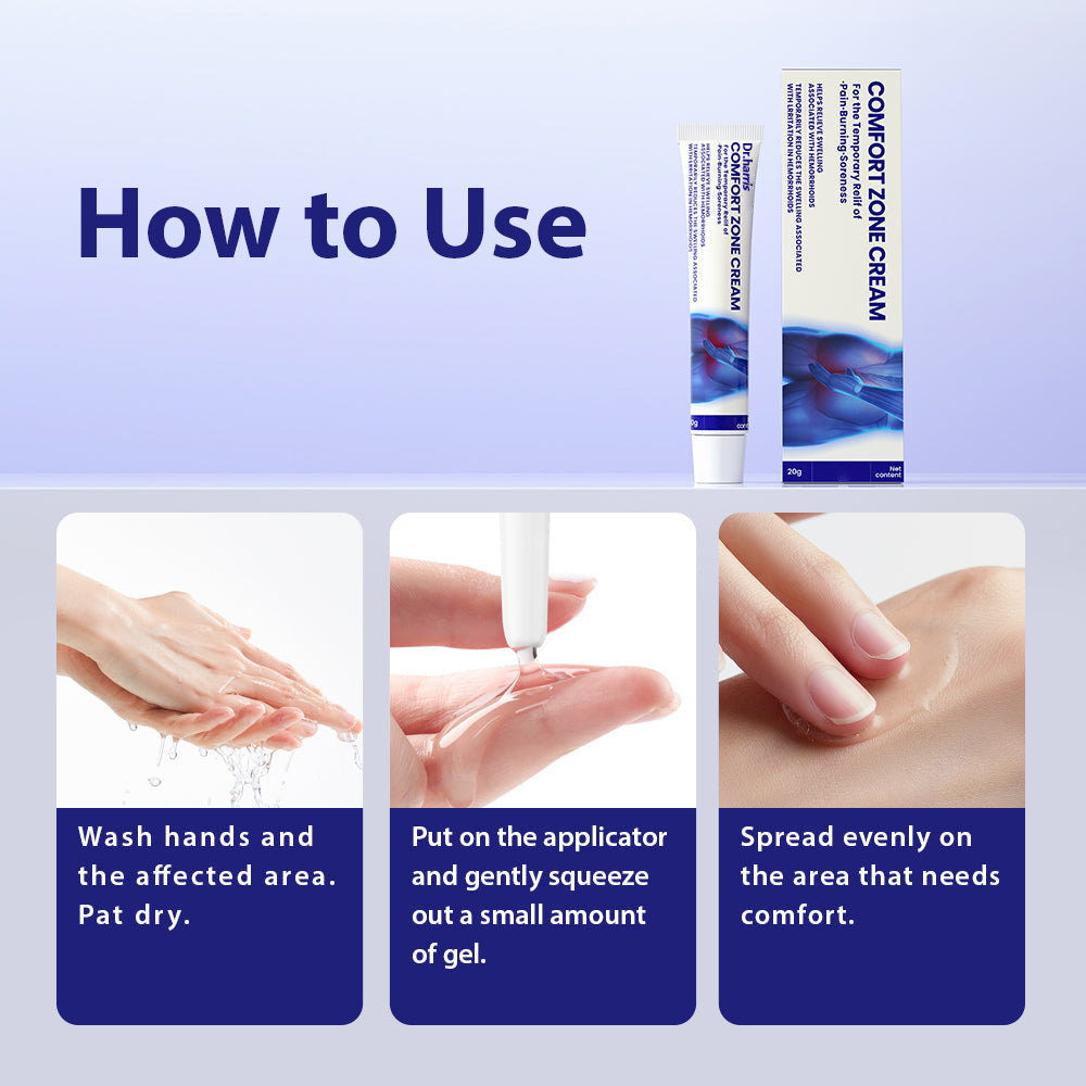 DR.HARRIS Intimate Comfort Cream with Lidocaine, Borneol, Thymol & Aloe Vera