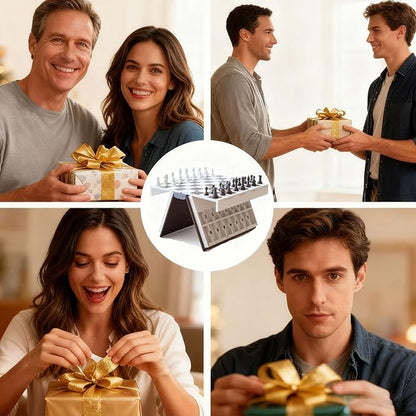 The Grandmaster’s Folio: Hand-Finished 3D Sculpted Chess