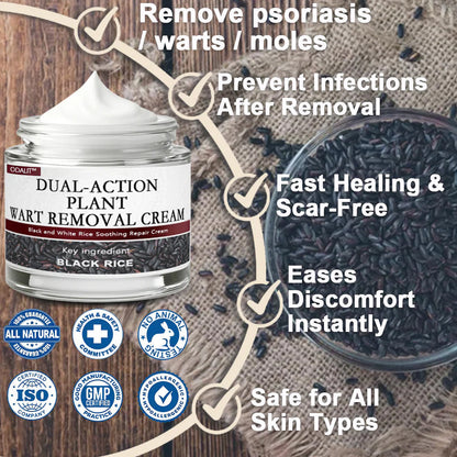 🎁ODALIT™ Black Rice Skin Repair Essence Cream ⚕️ FDA Certified (Removes warts and skin growths, improves keratin buildup and seborrheic dermatitis, follicular keratosis, age spots, and bruising)