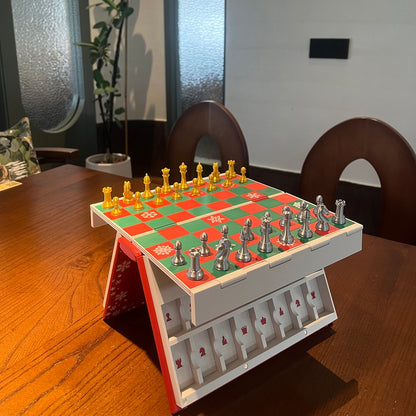 Christmas Limited Edition Book-Shaped Chess Set