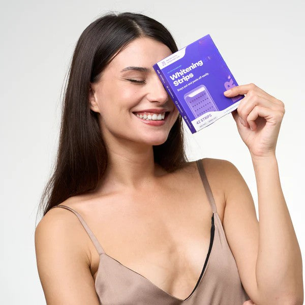 Purple Whitening Strips - 🟣 🟡Experience a Brighter, Whiter Smile with Our New PAP-Enhanced Purple Teeth Whitening Strips