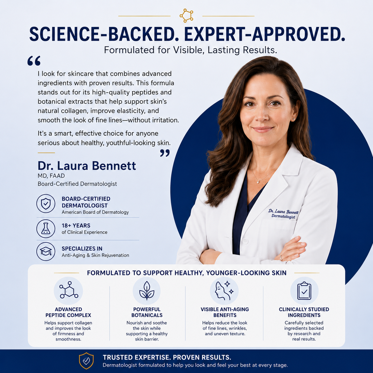 Advanced Korean Peptide Therapy for Firmer, Smoother, More Radiant Skin Wherever Aging Shows