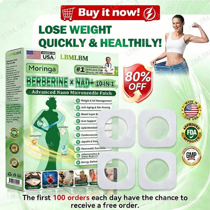 𝐎𝐟𝐟𝐢𝐜𝐢𝐚𝐥 𝐔𝐒 𝐒𝐭𝐨𝐫𝐞 🇺🇸  | LBMLBM™ Moringa · Berberine × NAD+ 𝟏𝟎-𝐢𝐧-𝟏 𝐀𝐝𝐯𝐚𝐧𝐜𝐞𝐝 𝐍𝐚𝐧𝐨 𝐌𝐢𝐜𝐫𝐨𝐧𝐞𝐞𝐝𝐥𝐞 𝐏𝐚𝐭𝐜𝐡 — 𝐎𝐧𝐜𝐞 𝐃𝐚𝐢𝐥𝐲, 𝐕𝐢𝐬𝐢𝐛𝐥𝐞 𝐑𝐞𝐬𝐮𝐥𝐭𝐬 𝐢𝐧 𝟕 𝐃𝐚𝐲𝐬✅ For Weight, Skin, Diabetes & Joint Health 🗽