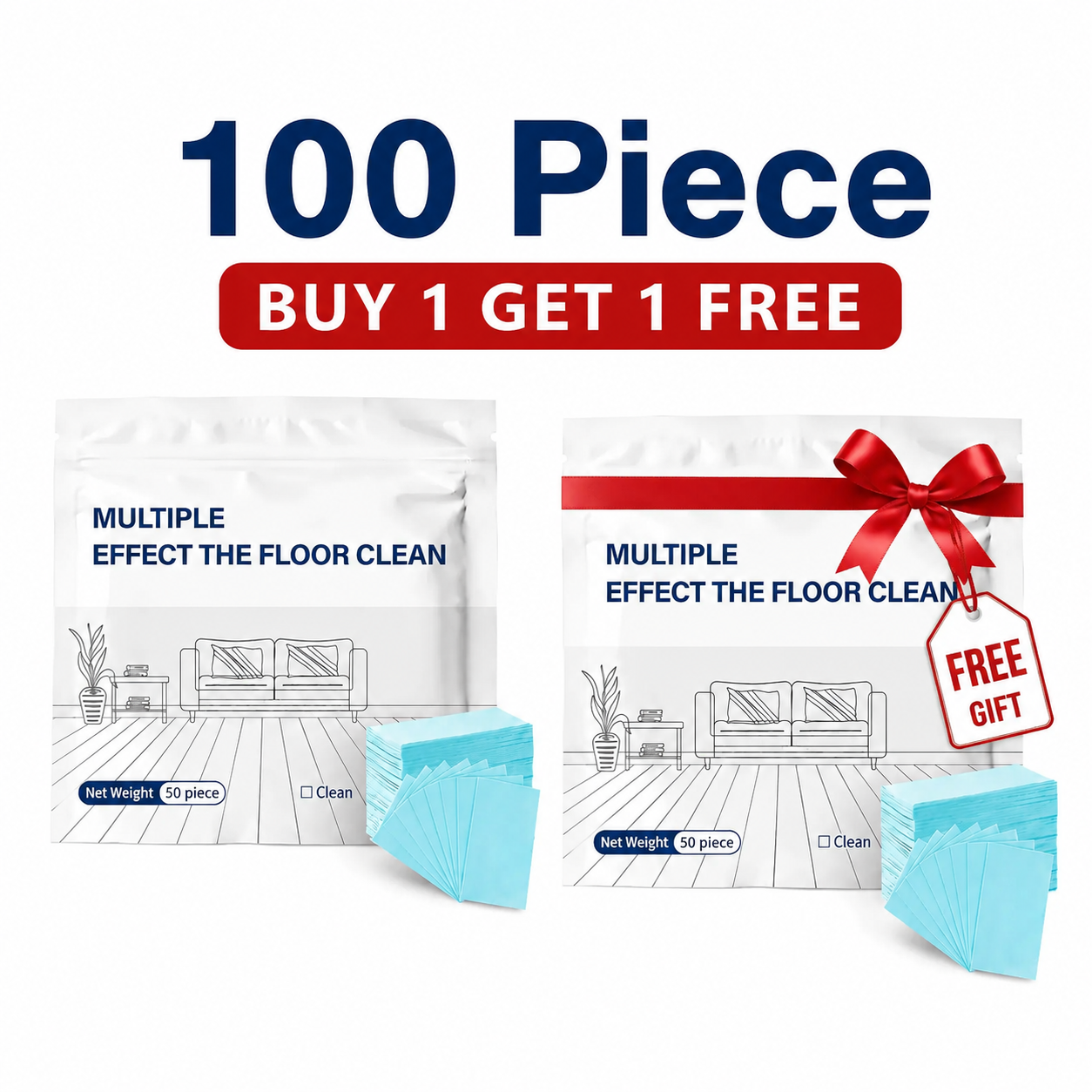 LIMITED DISCOUNT🎁Multi-Effect Floor Cleaning Sheets