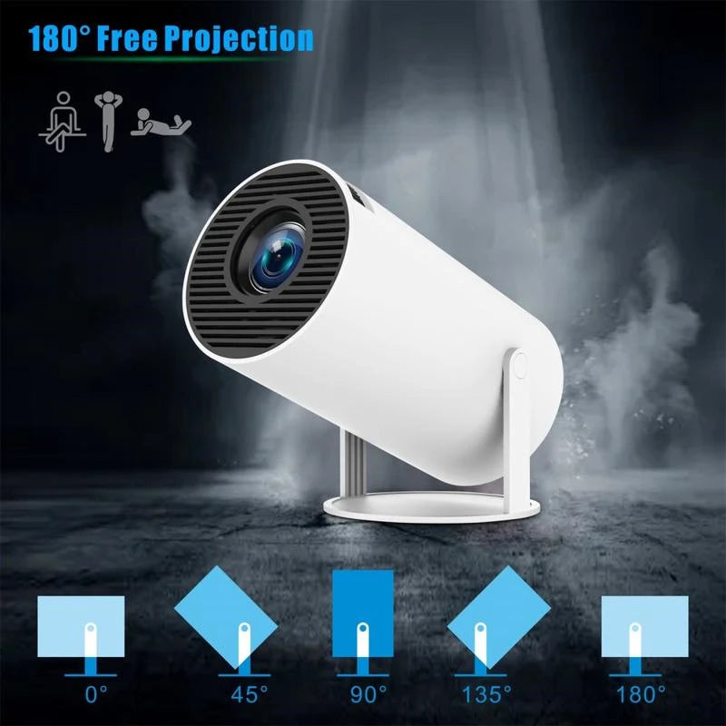 4K Wireless Smart Projector – Portable Home Theater Anywhere