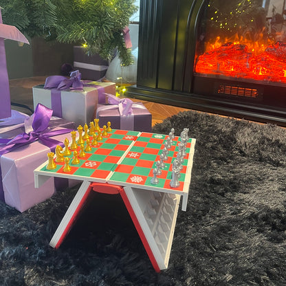 Christmas Limited Edition Book-Shaped Chess Set