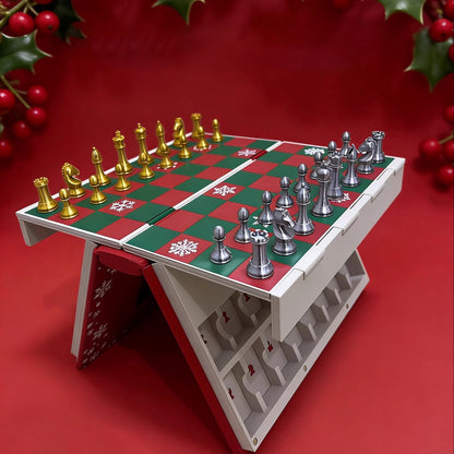 Christmas Limited Edition Book-Shaped Chess Set