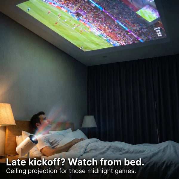 4K Wireless Smart Projector – Portable Home Theater Anywhere