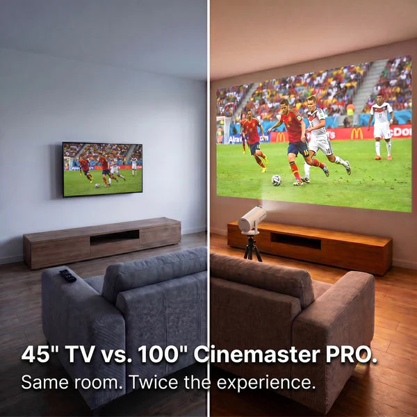 4K Wireless Smart Projector – Portable Home Theater Anywhere