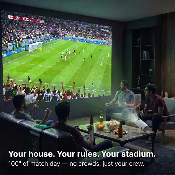 4K Wireless Smart Projector – Portable Home Theater Anywhere