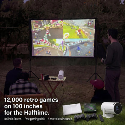 4K Wireless Smart Projector – Portable Home Theater Anywhere