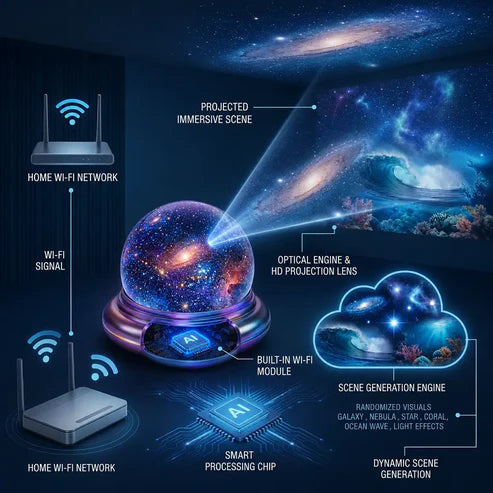 Diamondnshop® Night Light Projector