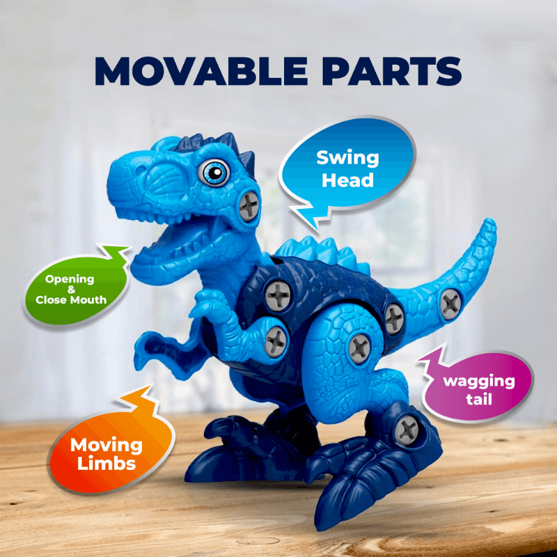 Diamondnshop™ - Dinosaur STEM  Building Toy Set