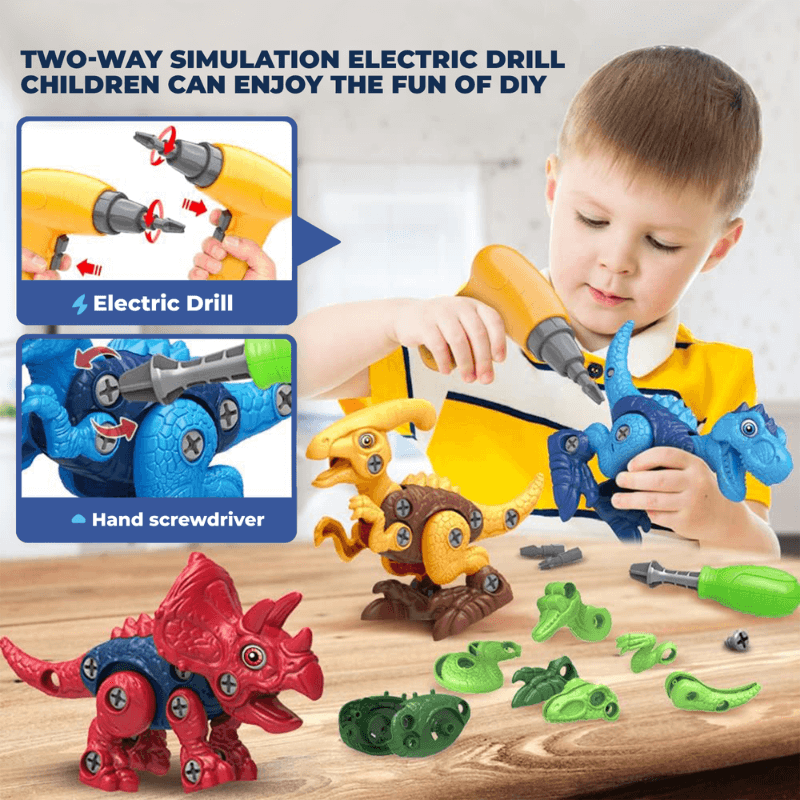 Diamondnshop™ - Dinosaur STEM  Building Toy Set