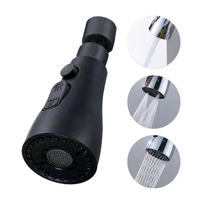 3-in-1 High-Pressure 360° Faucet & Universal Adapter